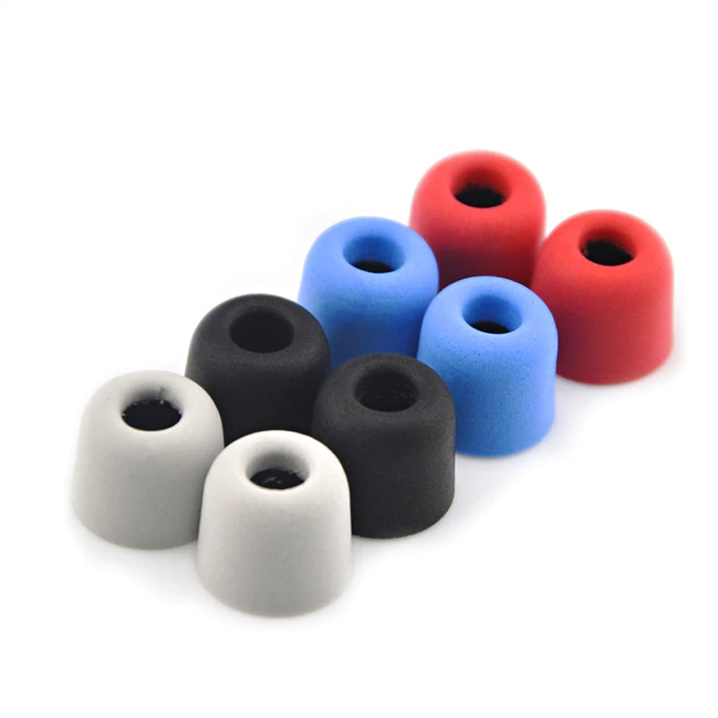 Earphone Foam Tip - Шумоизоляция Wooeasy, 4 пары, 5 мм,