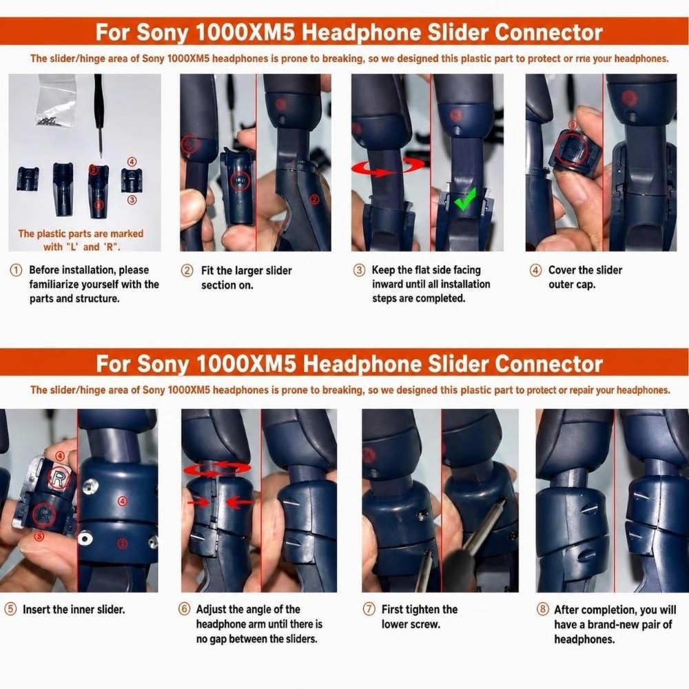 Комплект для ремонта пластиков – обзор и цена Sony Headphone Wh-1000Xm5