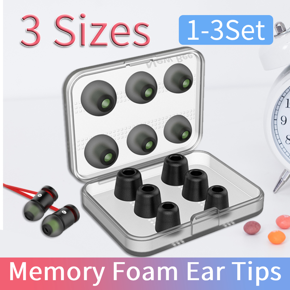 Набор из 1-3 комплектов амбушю – обзор и цена Earphone Foam Tip